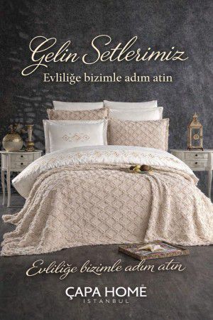 Çapa Home - Çapaev Harem 9 Parça Gelin Seti 